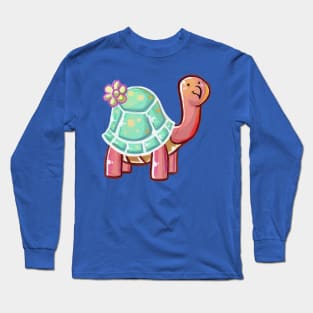 Flower Tortoise Long Sleeve T-Shirt